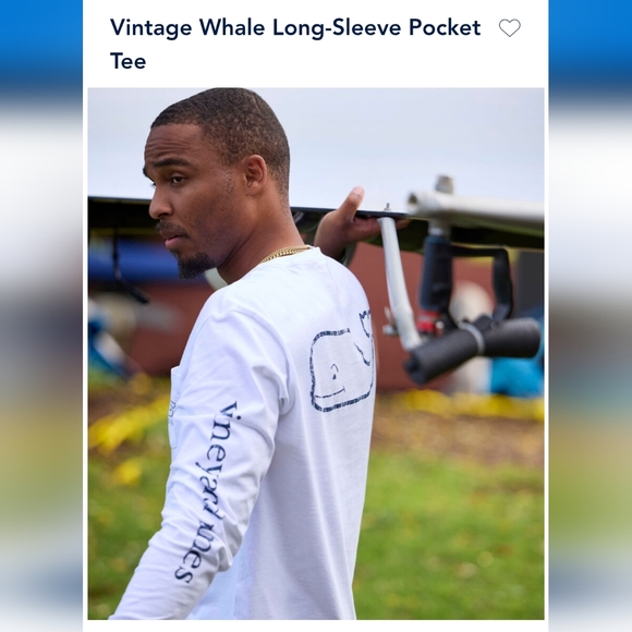 Vineyard Vines Men's White Long Sleeve Shirt - Picture 2 of 6